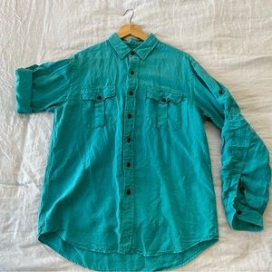 Polo Ralph Lauren Linen Roll Arm Button Down